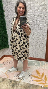 Womens Leopard Print Dress