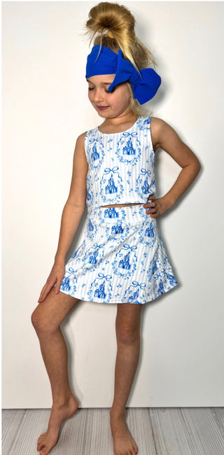 Castle Summer Skort Set-150 Kids Sets-Clover Cottage-Baby In Bloom