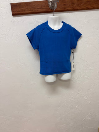 Bali Kids Ribbed Raglan Athletic Tee-130 Kids Tops-tenly-Baby In Bloom