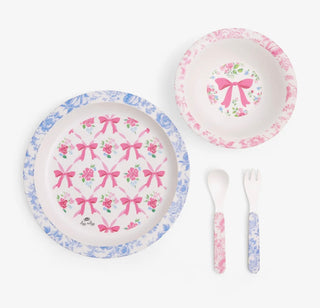 Itzy Bistro™ Toddler Dining Set – Ribbons & Roses (4-Piece)-190 Toys-Itzy Ritzy-Baby In Bloom