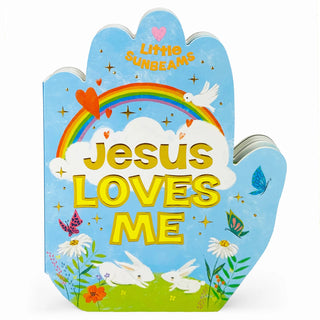 Jesus Loves Me: Praying Hands Shaped Board Book – Christian Gift for Toddlers & Babies-180 Books-Cottage Door-Baby In Bloom