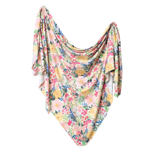 Lark Floral Baby Swaddle – Ultra-Soft Premium Stretchy Wrap