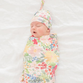 Lark Floral Baby Swaddle – Ultra-Soft Premium Stretchy Wrap