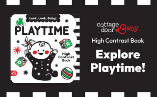 Look, Look, Baby! High Contrast Black & White Sensory Book – Newborn to 6 Months
