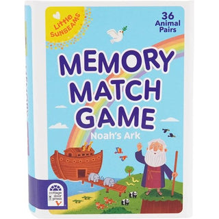 Little Sunbeams Noah's Ark Memory Match Game-180 Books-Cottage Door-Baby In Bloom