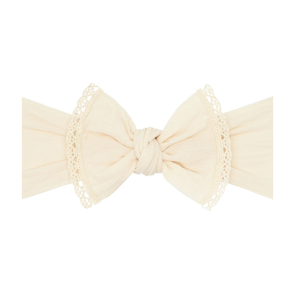 Oatmeal Trimmed Headband