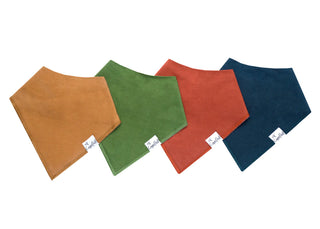 Ridge Bandana Drool Bibs | Ultra-Absorbent 4-Pack Set-170 Baby Soft Gifts-Copper Pearl-Baby In Bloom