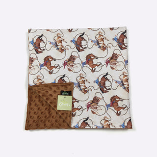 Rodeo Rider Swaddle-170 Baby Soft Gifts-Clover Cottage-Baby In Bloom