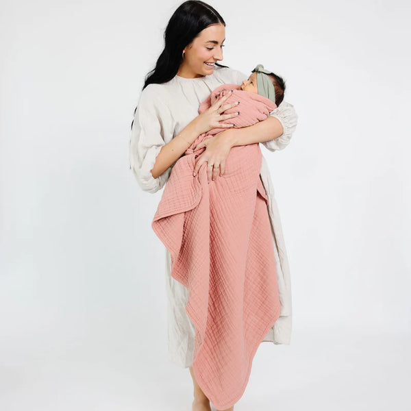 Rose Cloud Muslin Quilt
