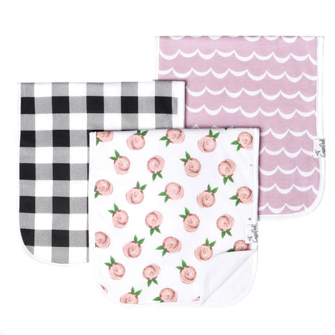 Rosie Burp Cloth Set (3-pack)
