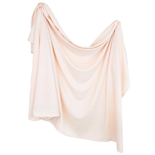 Rosie Ribbed Swaddle-170 Baby Soft Gifts-Lou Lou and Company-Baby In Bloom