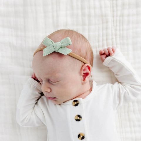 Sage Linen Headband