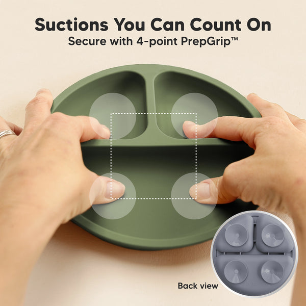 Slate 3 Pack Silicone Suction Plates
