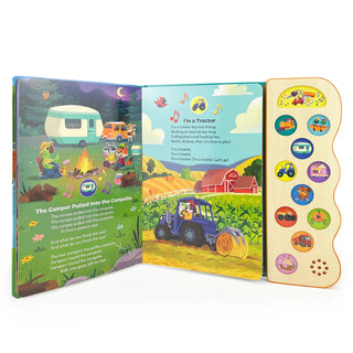 Songs That Go! Interactive Vehicle Sound Book – 10-Button Sing-Along for Toddlers-180 Books-Cottage Door-Baby In Bloom
