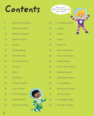 Space, Stars and Planets Facts and Actvity Book