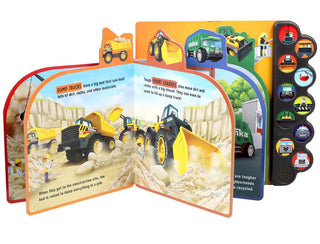 Tonka: Tough, Tougher, Toughest! – 10-Button Interactive Vehicle Sound Book-190 Toys-Simon and Schuster-Baby In Bloom