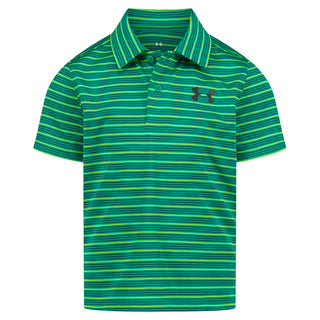 Under Armour Boys’ Match Play Performance Stripe Polo – Durable & Quick-Dry-130 Kids Tops-Under Armour-Baby In Bloom