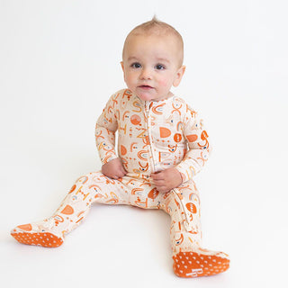 Alphabet Medley Footie Preemie-Distress-POSH PEANUT INC-Baby In Bloom