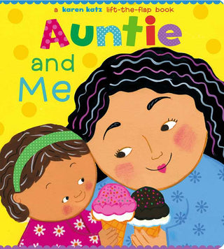 Auntie and Me: Interactive Lift-the-Flap Baby Board Book-190 Toys-Simon and Schuster-Baby In Bloom