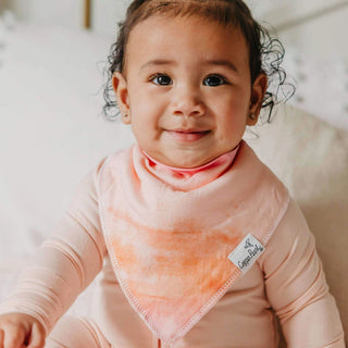 Copper Pearl 4-Pack Baby Bandana Bibs – Autumn Floral & Neutral Collection
