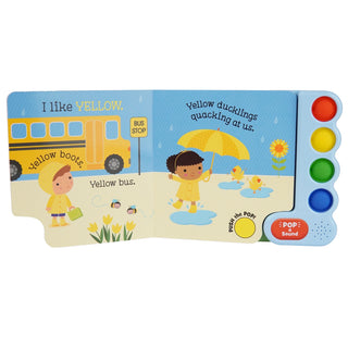 Babies Love Colors: Interactive Pop-a-Sound Sensory Board Book for Toddlers-180 Books-Cottage Door-Baby In Bloom