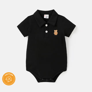 Black infant polo 