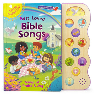 Best Loved Bible Songs Sound Book-180 Books-Cottage Door-Baby In Bloom