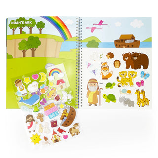 Little Sunbeams Bible Sticker Activity Book: 100+ Puffy Stickers & Coloring Pages-180 Books-Cottage Door-Baby In Bloom