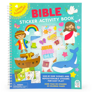 Little Sunbeams Bible Sticker Activity Book: 100+ Puffy Stickers & Coloring Pages-180 Books-Cottage Door-Baby In Bloom