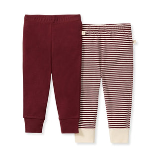 Bloodgood Organic Cotton Baby Leggings – Essential 2-Pack-140 Kids Bottoms-Burt's Bees-Baby In Bloom