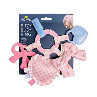 Bitzy Busy Ring™ – Infant Sensory & Stroller Teether Toy-190 Toys-Itzy Ritzy-Baby In Bloom