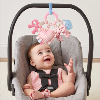 Bitzy Busy Ring™ – Infant Sensory & Stroller Teether Toy-190 Toys-Itzy Ritzy-Baby In Bloom