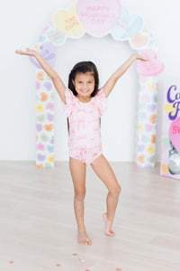 Blushing Bows Leotard