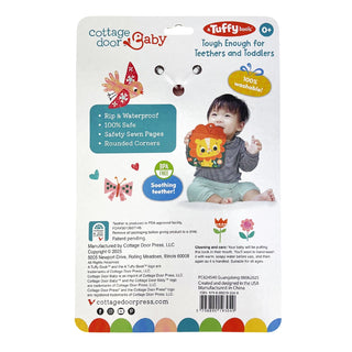 Brave Like a Lion: Indestructible Tuffy Book & Washable Silicone Teether-180 Books-Cottage Door-Baby In Bloom