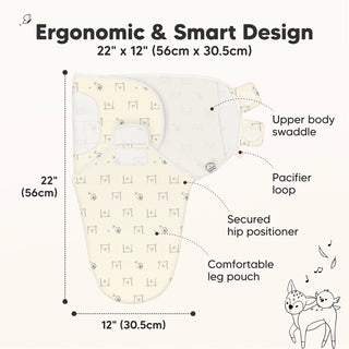 Soothe Baby Swaddles 3 Pack Bumble Bear
