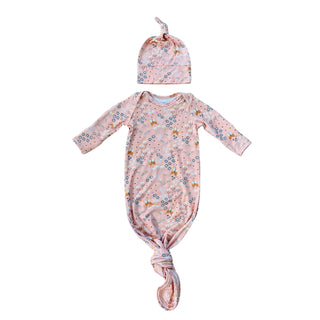 Butterfly Garden Gown & Hat-110 Footie/pjs/coverall/gown-Baby Sprouts-Baby In Bloom