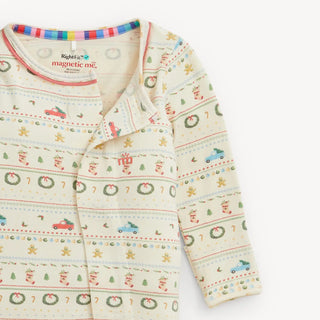Festive Holiday Magnetic Footie-110 Footie/pjs/coverall/gown-Magnetic Me-Baby In Bloom