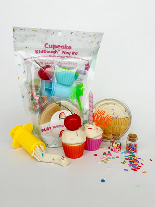 Sweet Treats Cupcake Sensory Dough Kit – Creative Bakery Play Set for Kids-190 Toys/Book-Earth Grown Kid Dough-Baby In Bloom