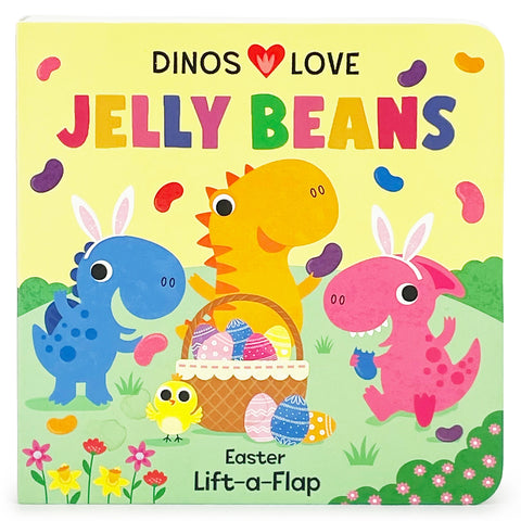 Dinos Love Jelly Beans Lift a Flap Book
