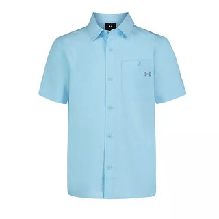 Under Armour Boys' Drift Tide Short Sleeve Fishing Shirt - UPF 50+ Performance-130 Kids Tops-Under Armour-Baby In Bloom