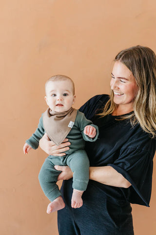 Dune Bandana Bibs-170 Baby Soft Gifts-Copper Pearl-Baby In Bloom