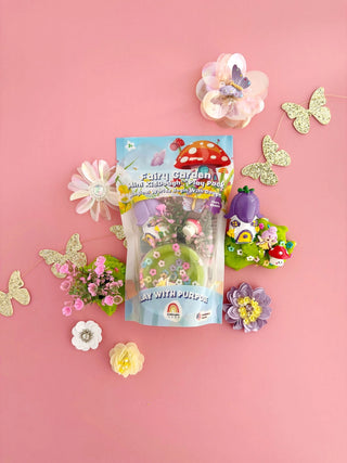 Magical Fairy Garden Sensory Play Dough Kit – All-In-One Portable Creative Pack