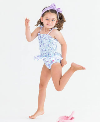 Fairy Tale Garden Peplum One Piece