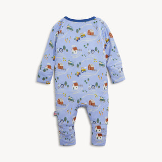 Farm to Table Magnetic Baby Covertible – Ultra-Soft Modal Sleepsuit-110 Footie/pjs/coverall/gown-Magnetic Me-Baby In Bloom