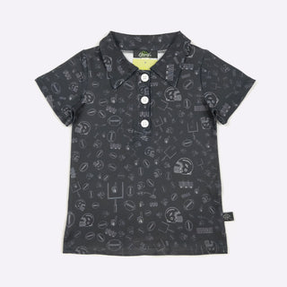 Black Field Goal Shirt