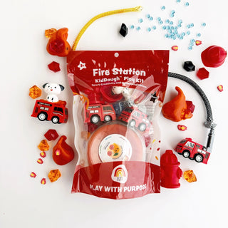 Ultimate Fire Station KidDough™ Sensory Play Kit-190 Toys/Book-Baby In Bloom-Baby In Bloom