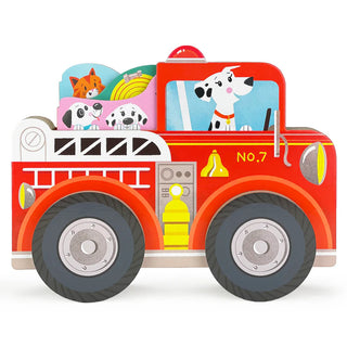 Fire Truck Tales Roll and Play book-180 Books-Cottage Door-Baby In Bloom