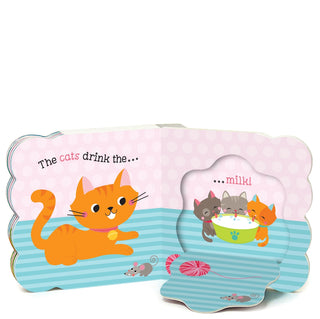 First Words: Lift-a-Flap Interactive Board Book for Babies