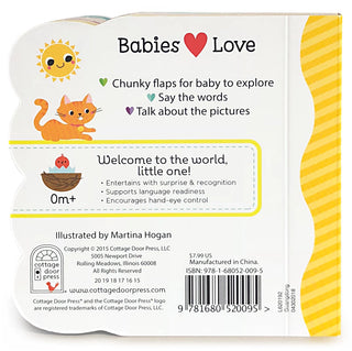 First Words: Lift-a-Flap Interactive Board Book for Babies