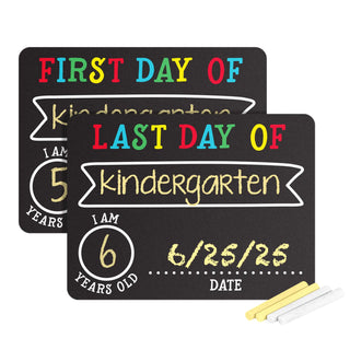 Double-Sided First & Last Day of School Board | Reusable Milestone Sign